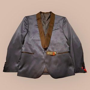 J FERRAR BLUE DIAMOND SLIM FIT MENS COAT (42 SHORT)